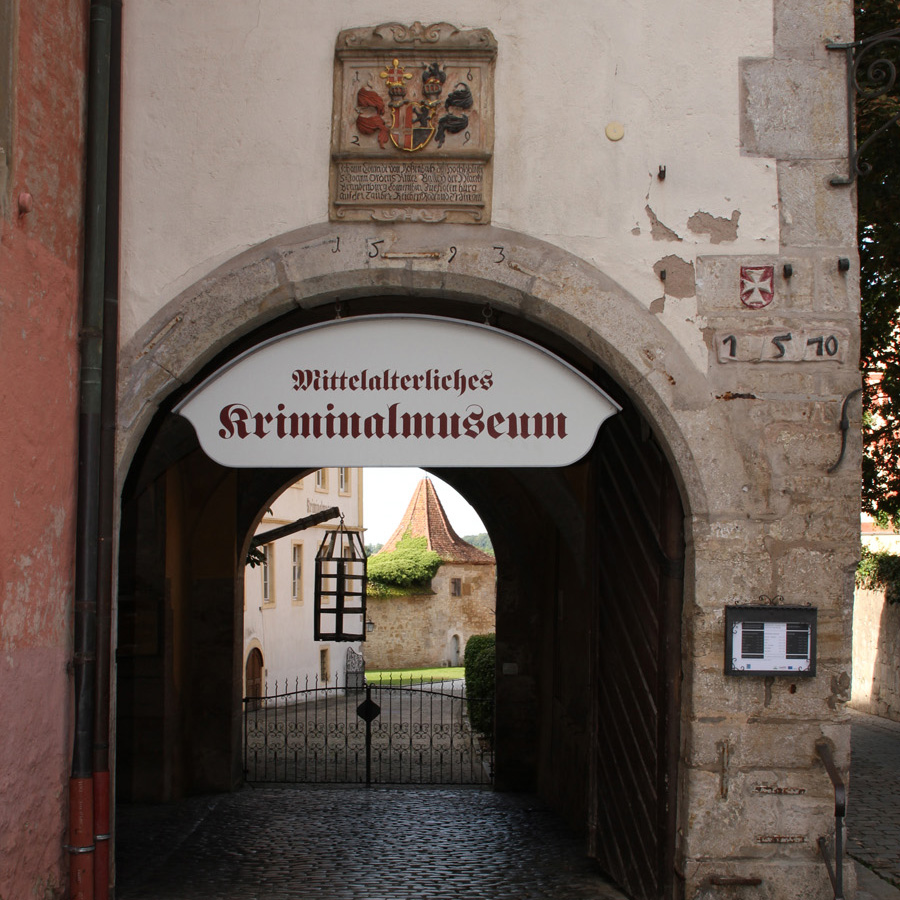 Eingangstor | Mittelalterliches Kriminalmuseum