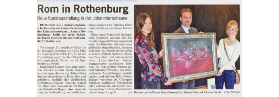 Ausstellung Rom in Rothenburg, FA Nr. 187