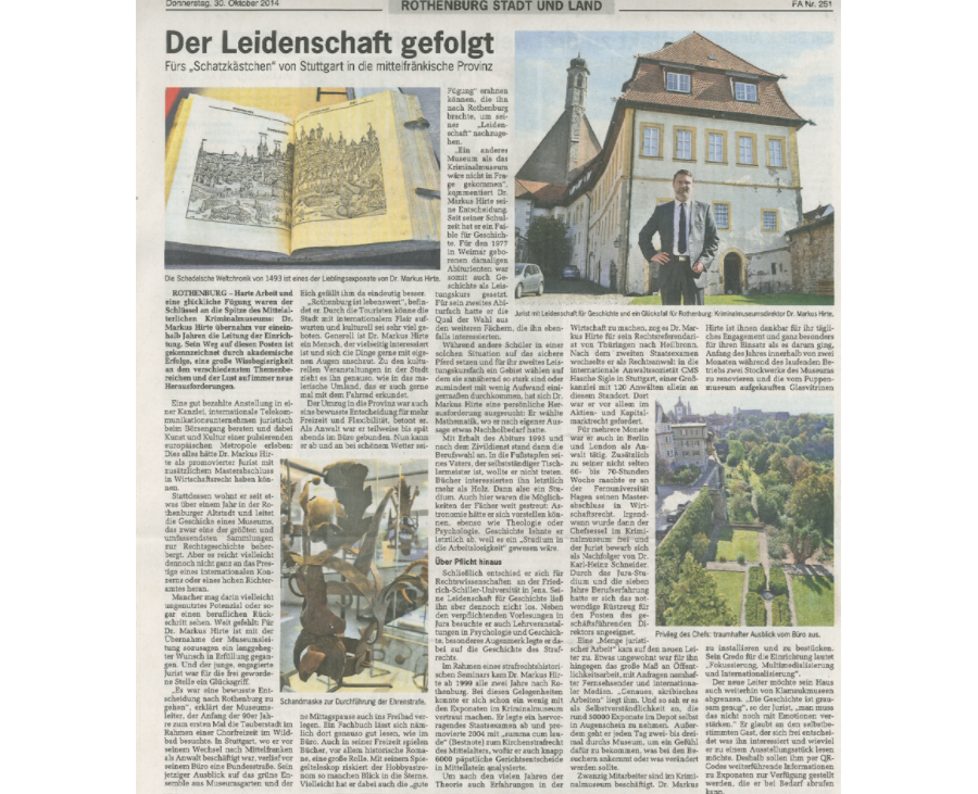 FA Nr. 251 – „Der Leidenschaft gefolgt"